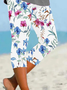 Women's Floral Print Casual Leggings