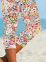 Women's Floral Print Casual Leggings