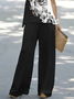 Women's Floral Print Casual Vest and Pants Two-Piece Set