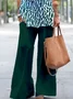 Vintage U-Neck Geometric Two-Piece Set