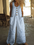 Casual Linen Jumpsuit