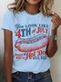 You Look Like The 4th Of July Cotton T-shirt