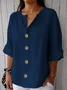 Elegant Shawl Collar Blouse