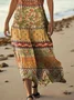 Ethnic Cotton Casual Dress With No
