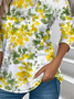 Jersey Loose Casual Crew Neck T-Shirt
