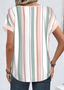 Casual Striped Blouse