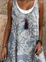 Casual Crew Neck Dress With No