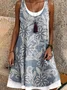 Casual Crew Neck Dress With No