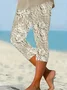 Women's Floral Print Casual Leggings