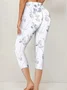 Women's Casual Floral Spring Print Leggings