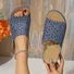 Summer Casual Pvc Plain Sandal