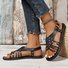 Plain Vintage Leather Sandal