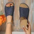 Summer Casual Pvc Plain Sandal