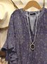 Regular Fit Floral Vacation Blouse