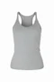 Women's Sleeveless Tank Top Summer White Plain Cotton Crew Neck Daily Going Out Simple Top