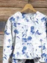 Floral Loose Casual Sweatshirt