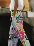 Women's  H-Line Baggy Pants Daily Going Out Pants As Picture Casual Printing Floral Spring/Fall Pants
