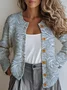 Vintage Crew Neck Cardigan