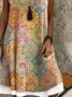 Crew Neck Casual Regular Fit Dress
