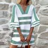 Geometric Casual Dress With No