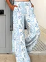 Geometric Casual Loose Pants