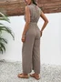 Women's H-Line Tank Crew Neck Daily Going Out Casual Printing Geometric Summer Long Jumpsuit Romper