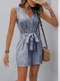 Women's H-Line Tank V Neck Daily Going Out Vintage Printing Geometric Summer Fifth Pants Jumpsuit Romper