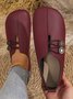 New Soft Leather Flat Casual Shoes For Women In Summer, Simple And Fashionable Large Size Women's Shoes