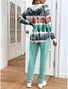 Women's Casual Long-Sleeved Jacket And Trousers Suit