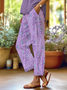 Women's Alzheimer's Print Casual Pants