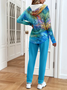 Women's Casual Long-Sleeved Jacket And Trousers Suit