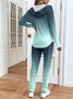 Women's Casual Long-Sleeved Jacket And Trousers Suit