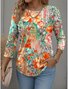 Casual Long Sleeve Round Neck T-Shirt