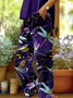 Women's  H-Line Baggy Pants Daily Going Out Pants Purple Casual Printing Floral Spring/Fall Pants