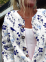 Crew Neck Loose Ethnic Cardigan