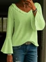 V Neck Casual T-Shirt