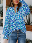 V Neck Casual Regular Fit T-Shirt
