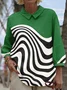 Boho Linen Blend Shawl Collar Loose Shirt