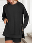 Regular Fit Boho Sweatshirt