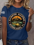 Women's Retro Alligator Alcatraz Funny Florida Everglades Dark Humor Tee