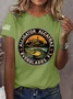 Women's Retro Alligator Alcatraz Funny Florida Everglades Dark Humor Tee