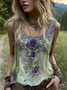 Crew Neck Casual Tank Top