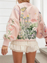 Cotton Regular Fit Boho Sweatshirt