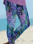Women's Floral Print Casual Leggings