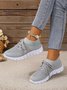 Spring And Autumn Flyknit Breathable Non-slip Lightweight Mesh Sports Shoes