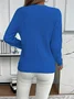 Regular Fit Cotton Casual Plain Sweater