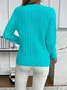 Regular Fit Cotton Casual Plain Sweater