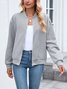 Stand Collar Casual Cotton Jacket