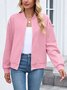 Stand Collar Casual Cotton Jacket