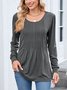 Cotton Regular Fit Crew Neck Casual T-Shirt